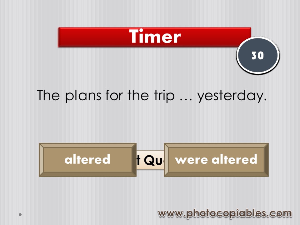 Active or Passive Voice Quiz_question slide Active or Passive Voice Quiz_question slide