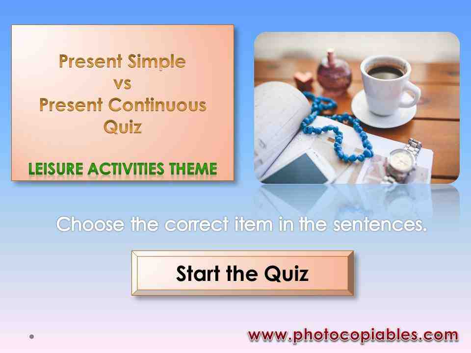 Present Simple or Present continuous interactive Exercise-front Present Simple or Present continuous interactive Exercise-front