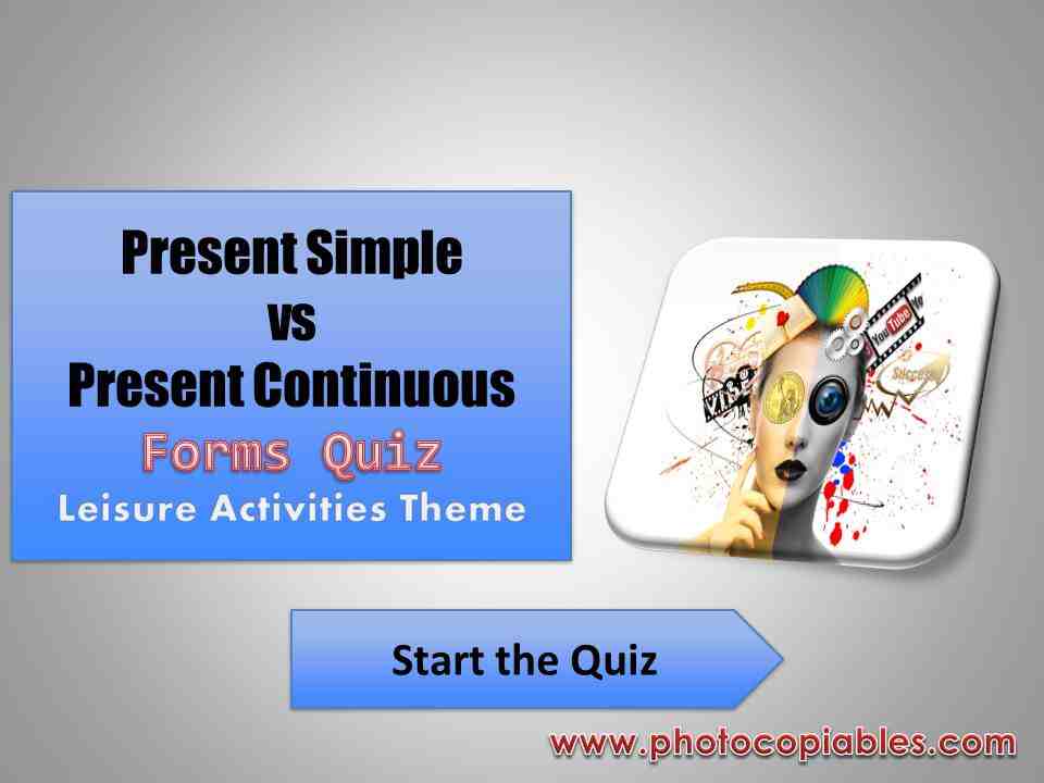 Present Simple vs Present Continuous forms interactive exercise Present Simple vs Present Continuous forms interactive exercise