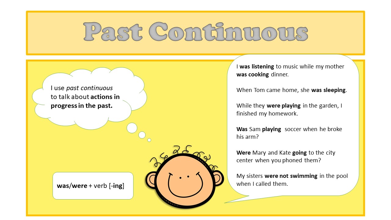 Past Continuous Grammar Lesson | photocopiables