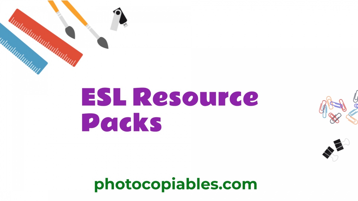 ESL resource packs