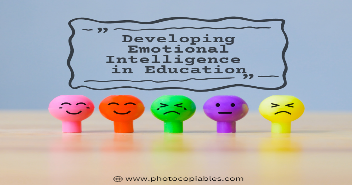 Developing emotional intelligence in education cover