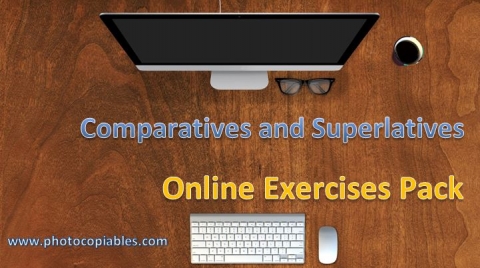 comparatives and superlatives online resources pack
