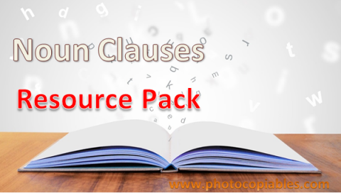 Noun Clauses Resources Pack