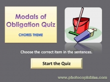 Modals of Obligation Interactive Exercise
