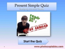 Present Simple tense interactive exercise_front
