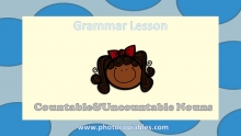 Countable and Uncountable Nouns Grammar Lesson slide 1