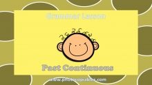 Past Continuous Grammar Lesson slide 1