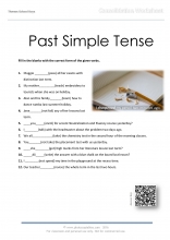 past simple consolidation worksheet